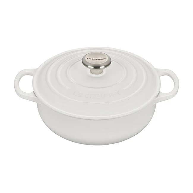 Le Creuset Signature Sauteuse Oven – 3.5QT – White