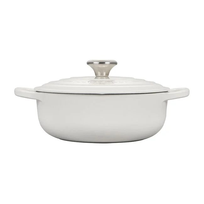 Le Creuset Signature Sauteuse Oven – 3.5QT – White - Image 2