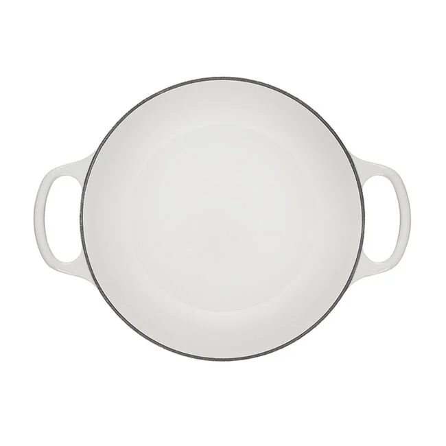 Le Creuset Signature Sauteuse Oven – 3.5QT – White - Image 4