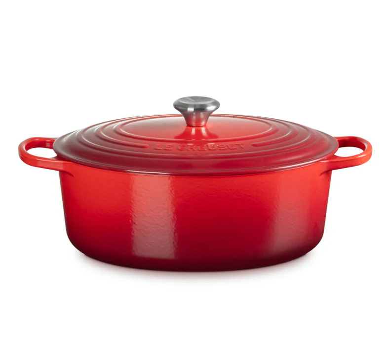 Le Creuset Signature – SPECIAL – Oval Dutch Oven – 8 QT – Cerise - Image 4