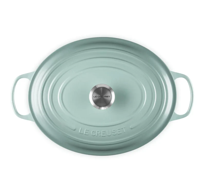 Le Creuset Signature – SPECIAL – Oval Dutch Oven – 8 QT – Sea Salt - Image 4