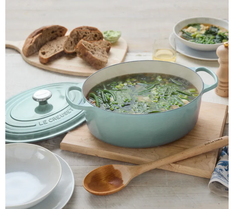 Le Creuset Signature – SPECIAL – Oval Dutch Oven – 8 QT – Sea Salt - Image 6
