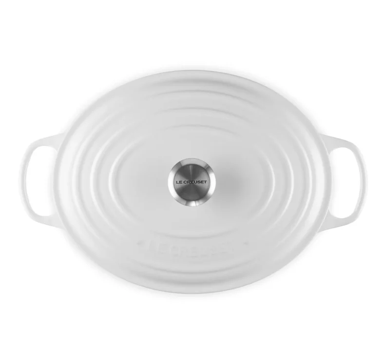 Le Creuset Signature – SPECIAL – Oval Dutch Oven – 8 QT – White - Image 4