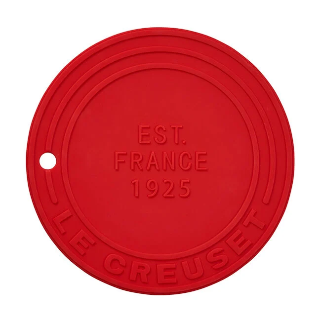 Le Creuset Silicone Trivet – 8"– Cerise