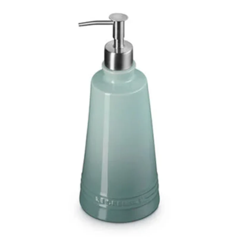 Le Creuset Stoneware Signature Soap Dispenser – 20oz.– Sea Salt - Image 2