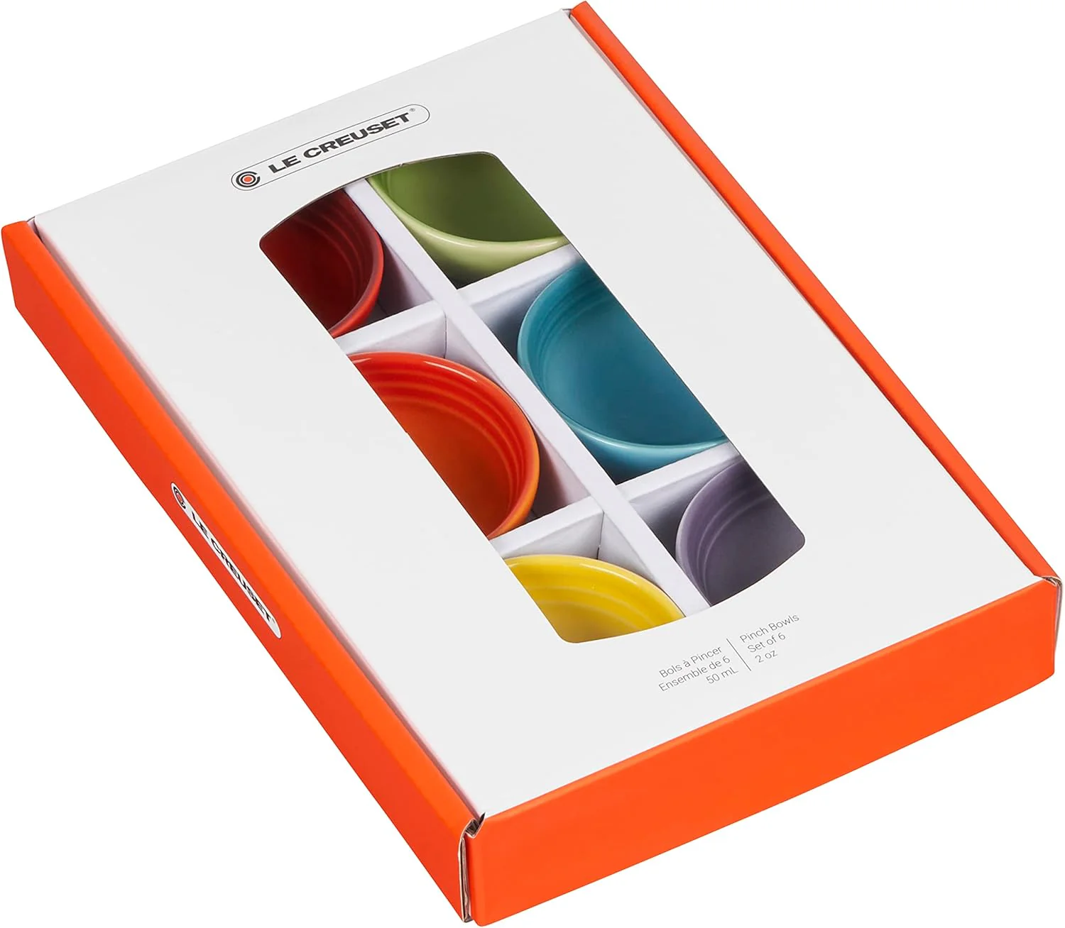 Le Creuset Vancouver Stoneware Prep Pinch Bowl Gift Set of 6 – 2oz - Image 2