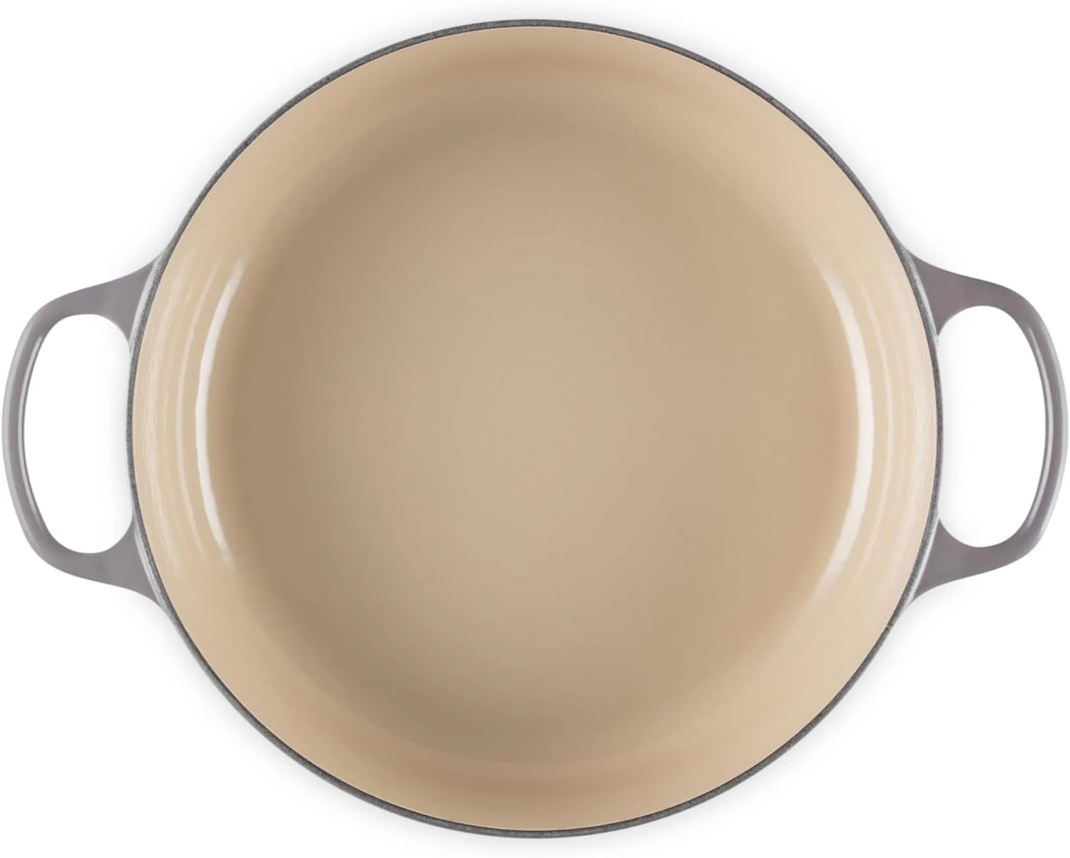 Le Creuset Wide Round Oven – 6.75 QT – Oyster - Image 4