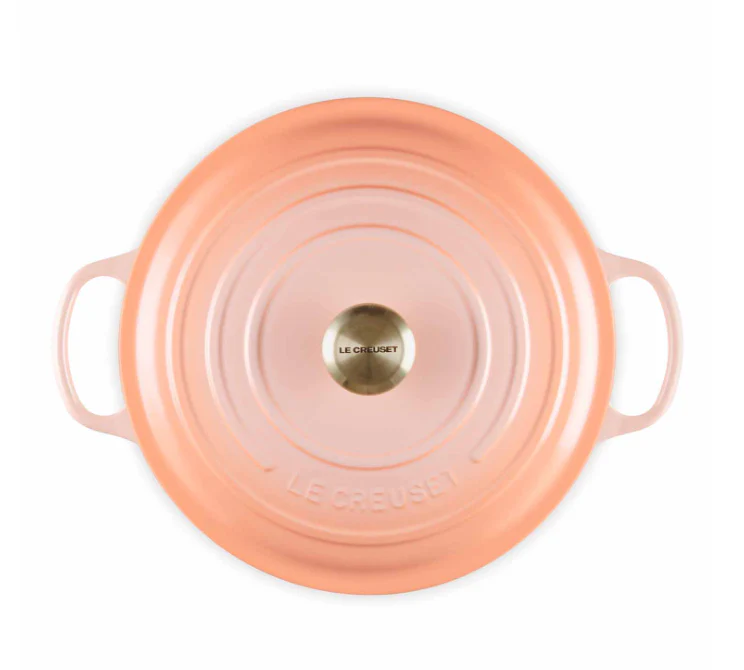 Le Creuset Wide Round Oven – 6.75 QT – Peche - Image 2