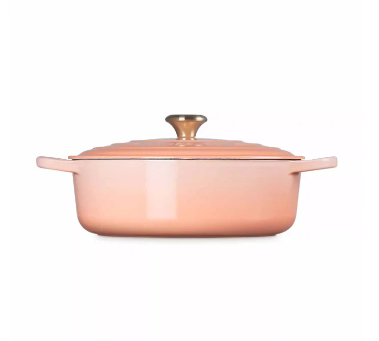 Le Creuset Wide Round Oven – 6.75 QT – Peche - Image 3
