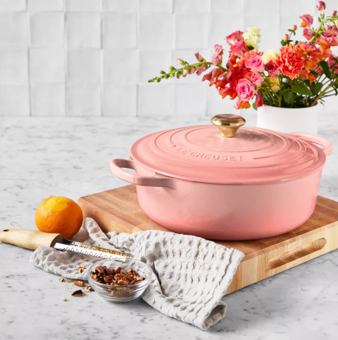Le Creuset Wide Round Oven – 6.75 QT – Peche - Image 5