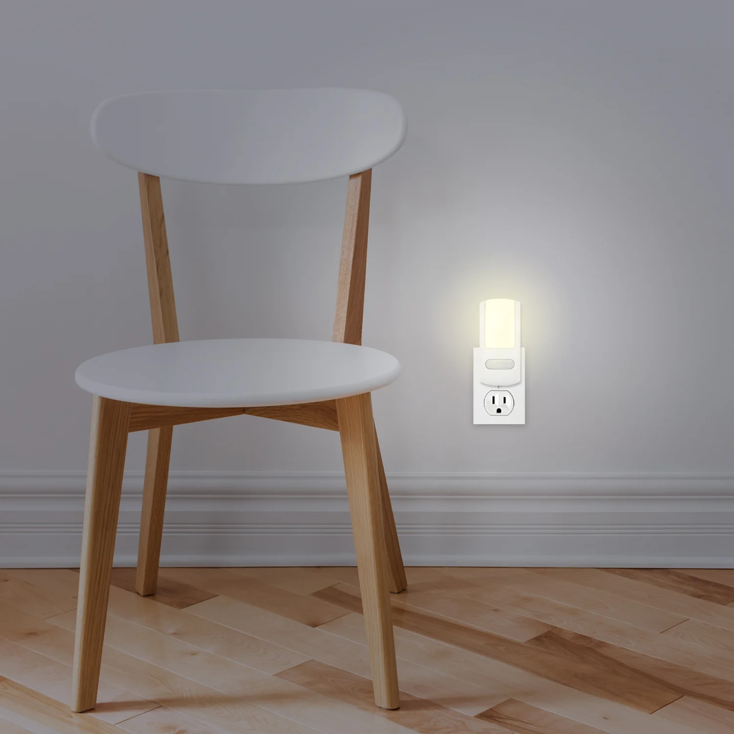 LED Motion Sensor Slim Night Light – White - Image 4