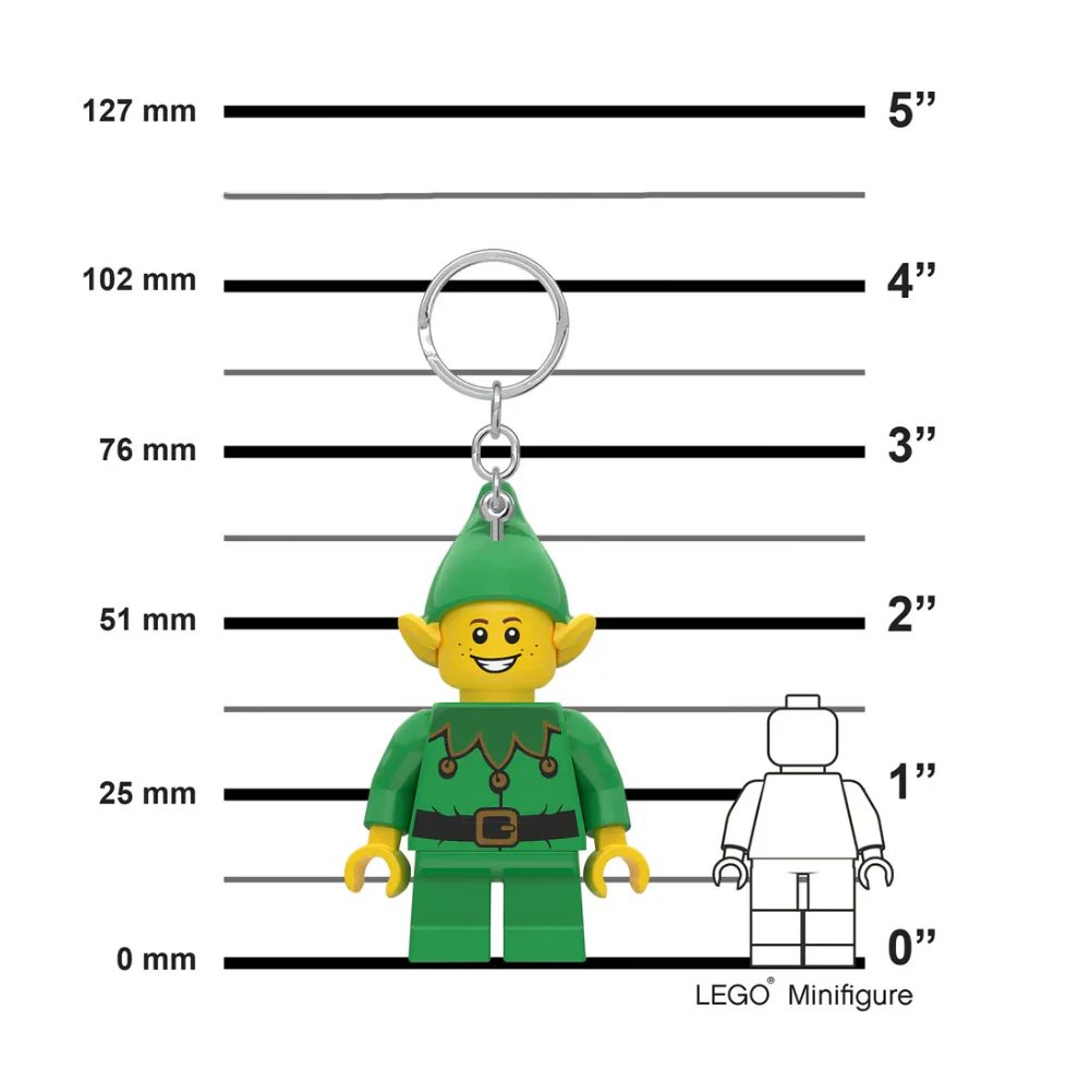 LEGO Minifigures Keychain Light - Holiday Elf - Image 2