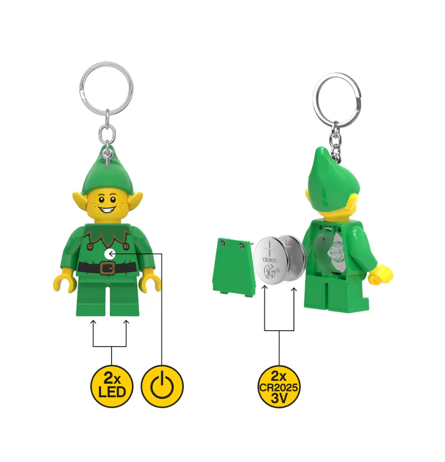 LEGO Minifigures Keychain Light - Holiday Elf - Image 3