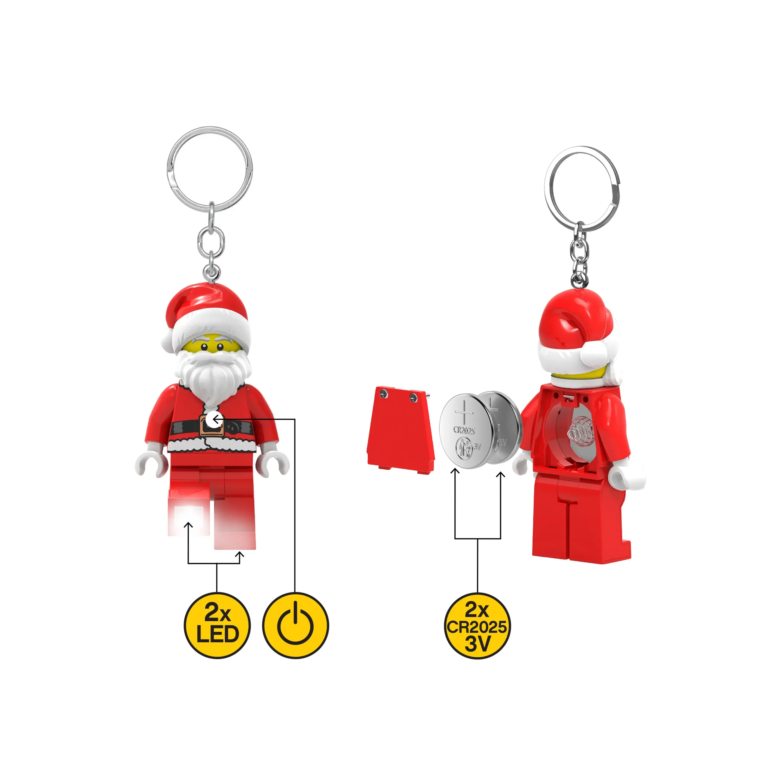 LEGO Minifigures Keychain Light - Santa - Image 4