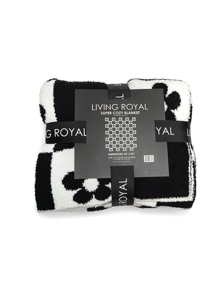Living Royal Blanket – Daisy Checker – 54" x 60" - Image 2