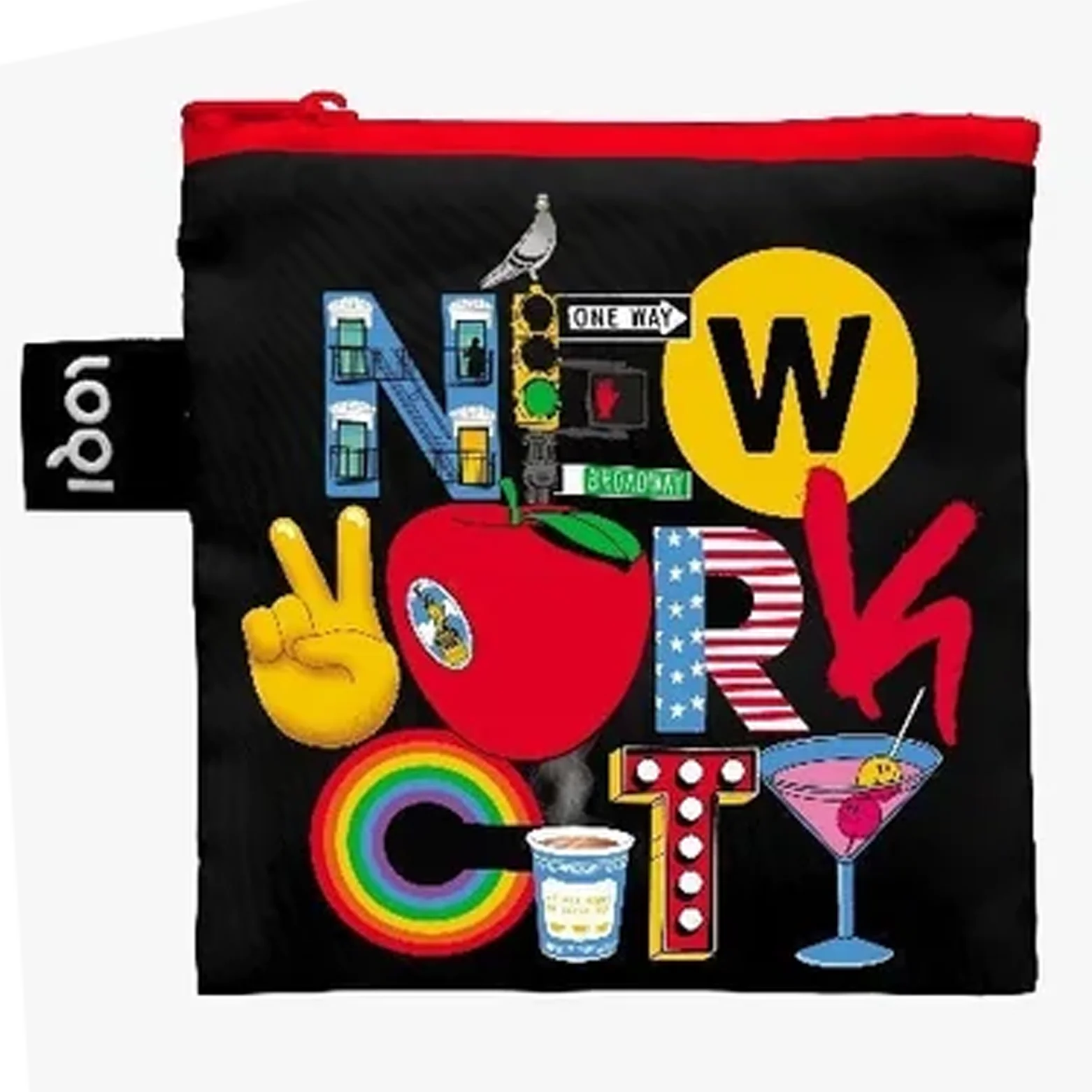 LOQI Recycled Reusable Tote Bag – Toby Triumph New York City - Image 2