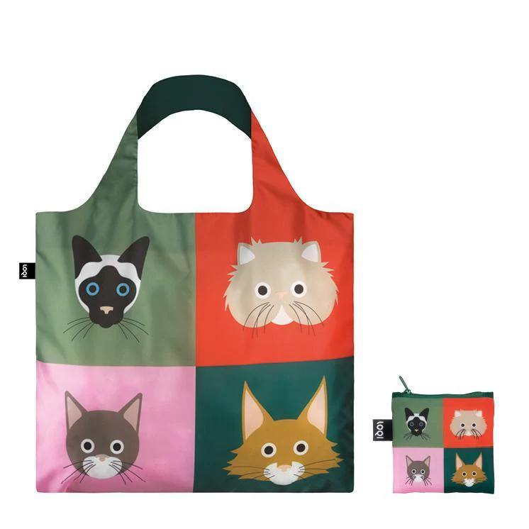 LOQI Reusable Tote Bag – Stephen Cheetham, Cats - Image 3