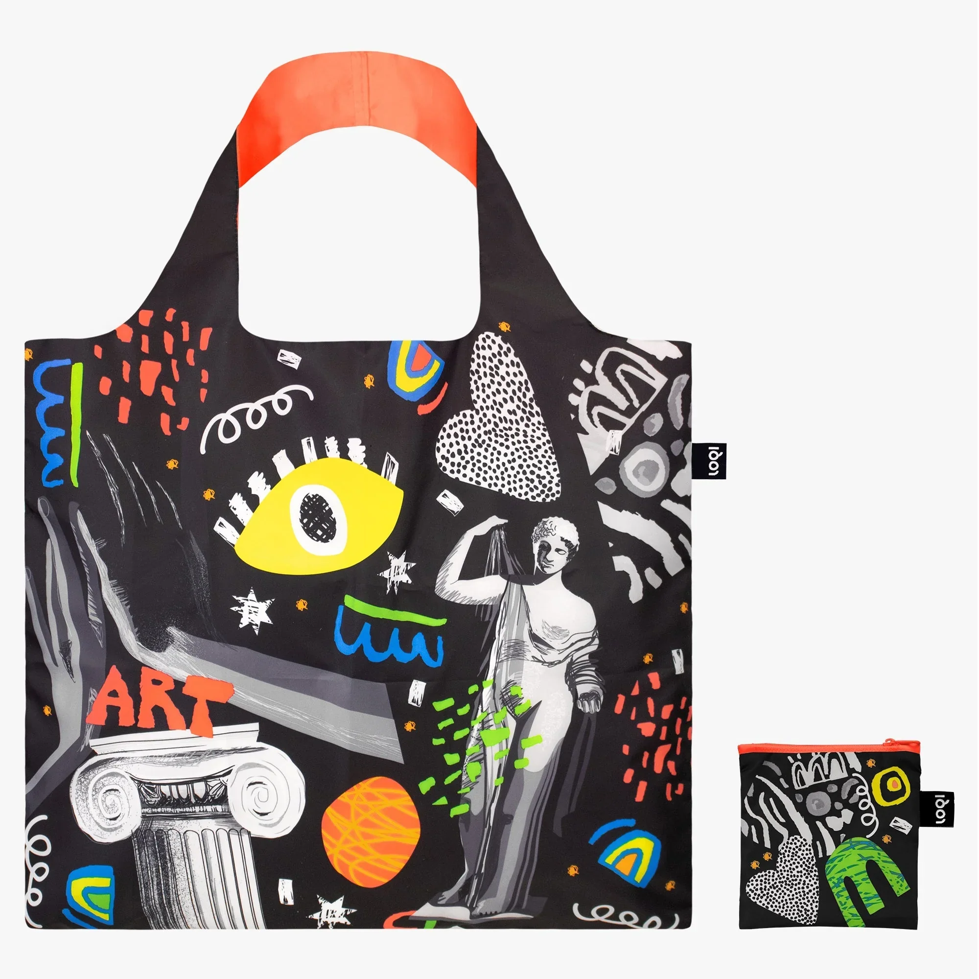 LOQI Reusable Tote Bag – Classic Art - Image 3