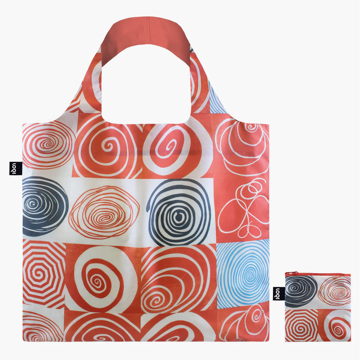 LOQI Reusable Tote Bag – Louise Bourgeois Spiral Grids - Image 2