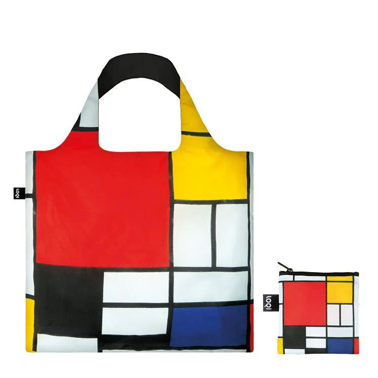 LOQI Reusable Tote Bag – Piet Mondrian, Composition, 1921 - Image 2