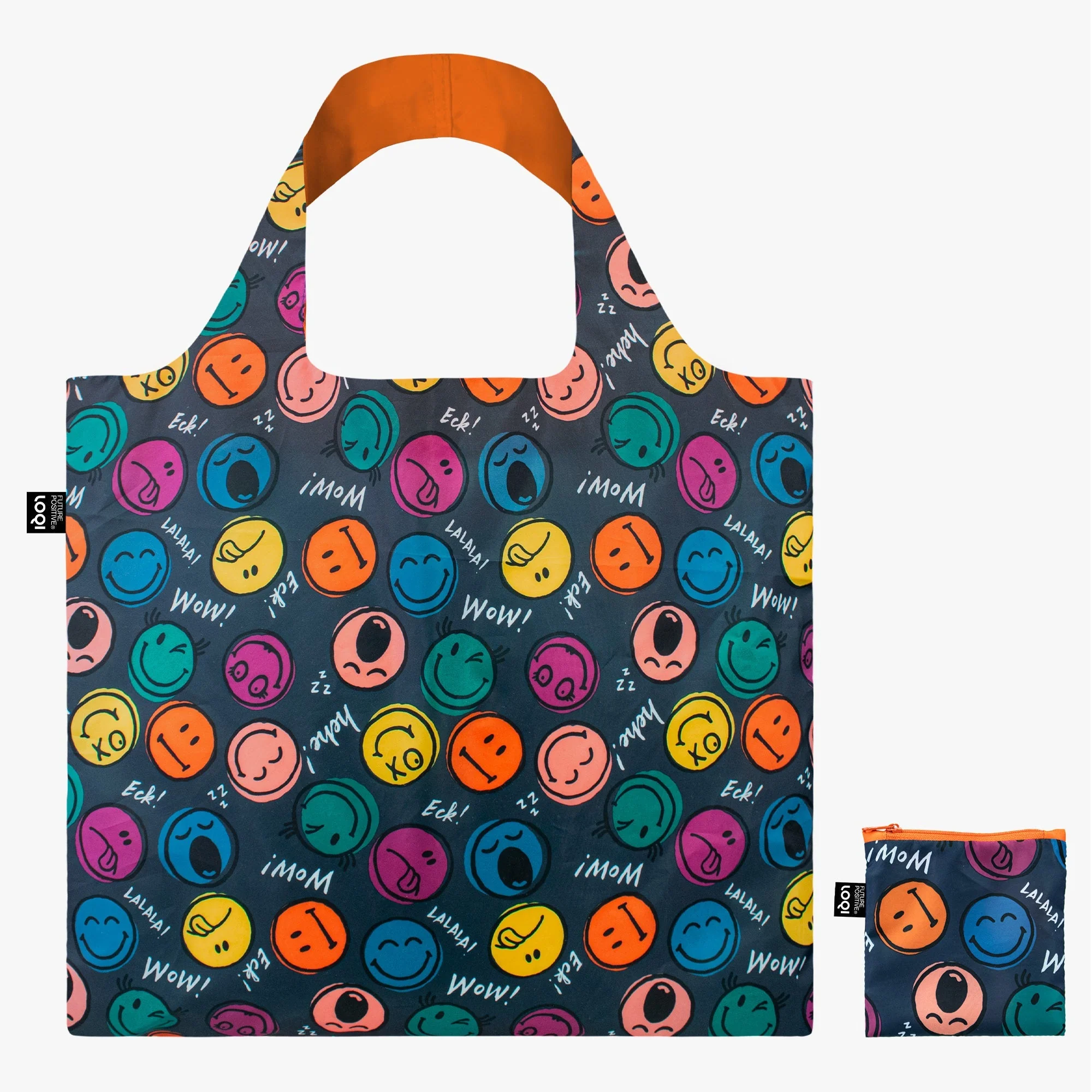 LOQI Reusable Tote Bag – Smiley Icon - Image 2