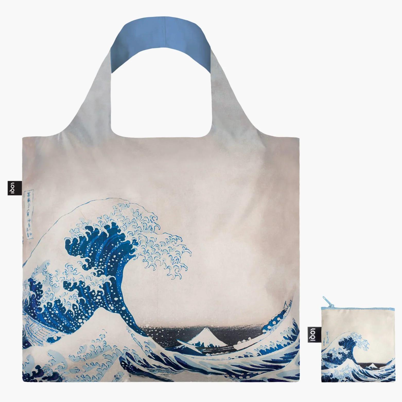 LOQI Reusable Tote Bag – The Great Wave - Image 2