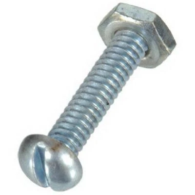 Machine Screws With Nuts β 1/4 x 1 1/4" β Pack of 5