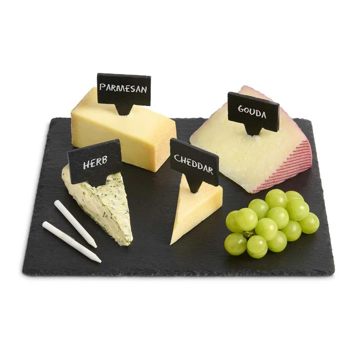 Maison du Fromage Natural Slate Cheese Markers – Set of 4 - Image 2