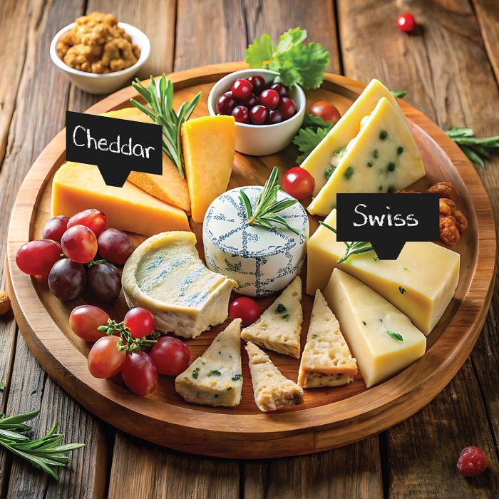 Maison du Fromage Natural Slate Cheese Markers – Set of 4 - Image 5
