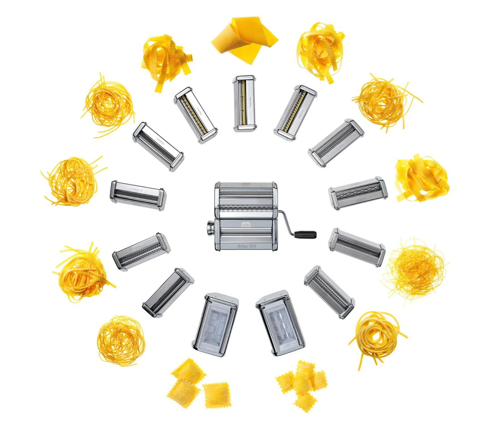 Marcato Atlas 150 Pasta Machine – Red - Image 2