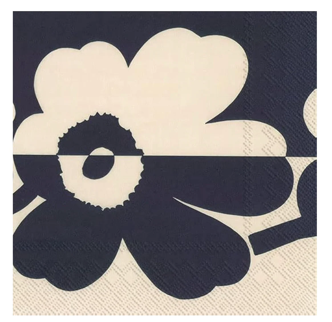 Marimekko Suur Unikko Cocktail Beverage Napkins –  Linen Blue– 20pk