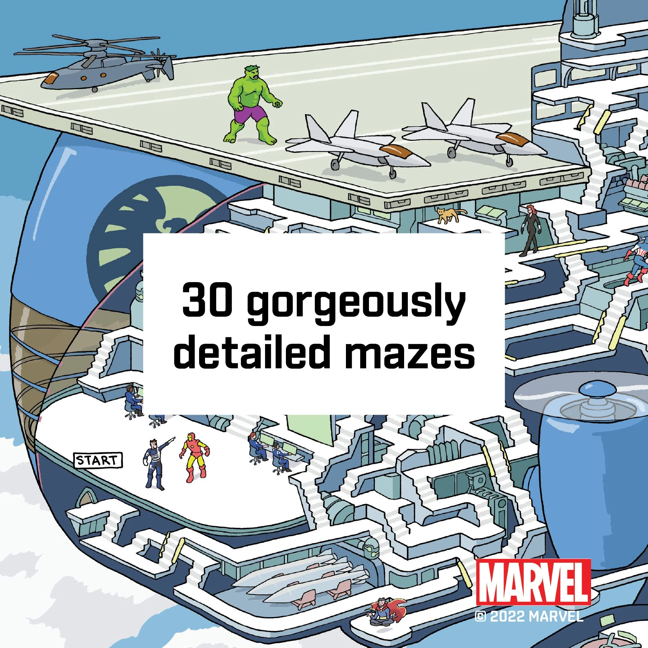 Marvel Mazes Novelty Book - Image 2