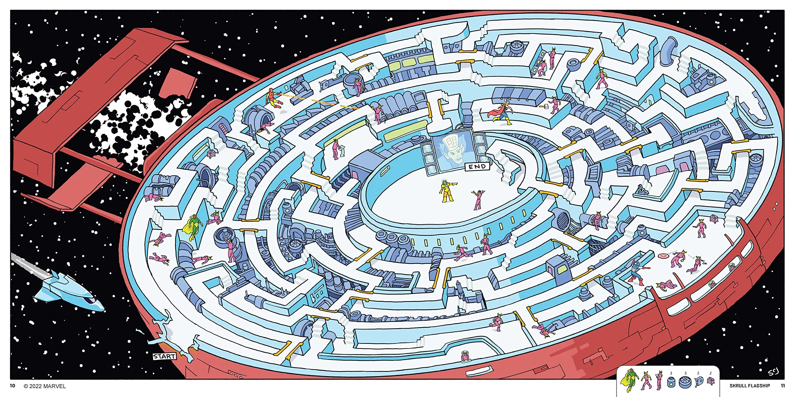 Marvel Mazes Novelty Book - Image 5