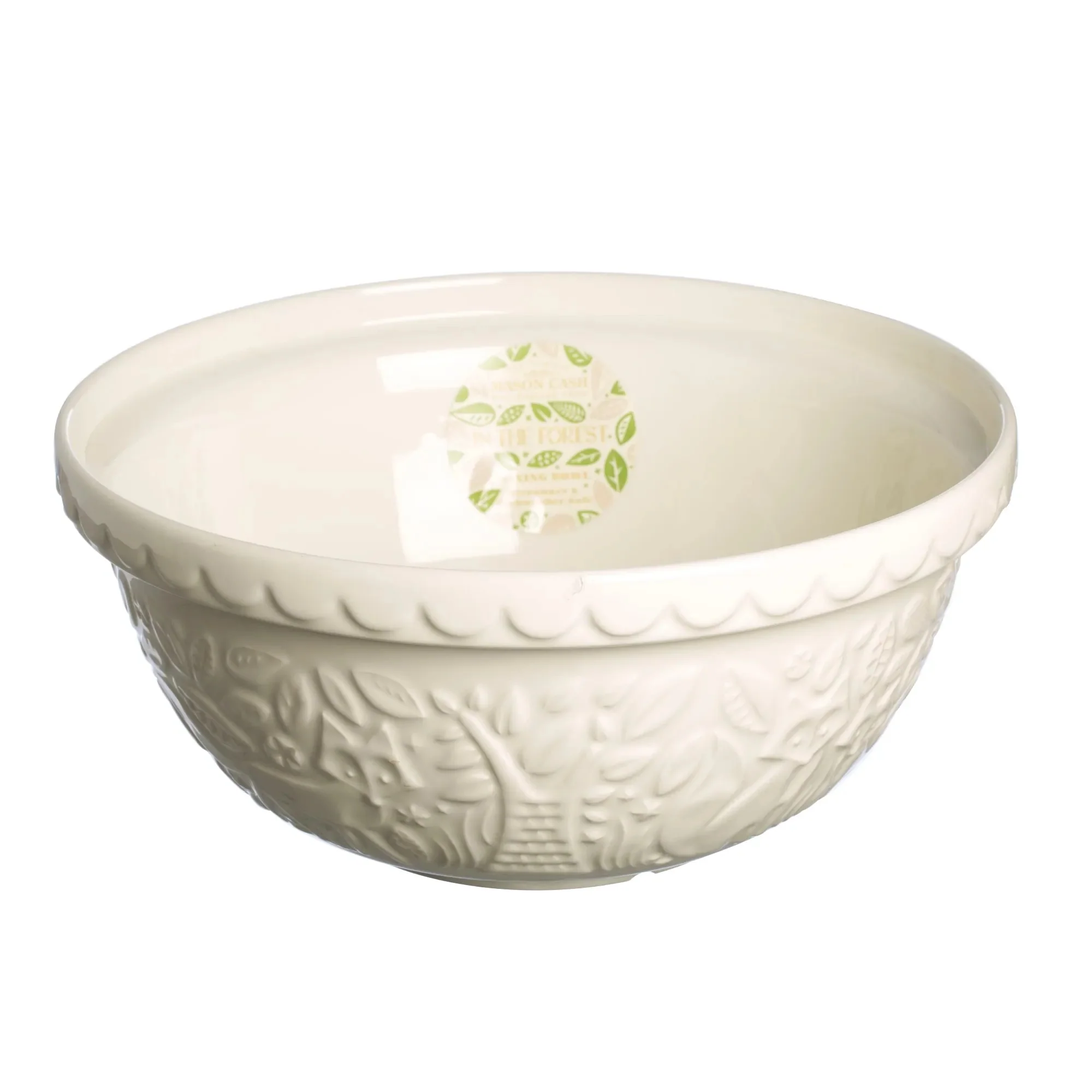 Mason Cash Ceramic Mixing Bowl – "In The Forest" – Fox Cream – 11.4" x 5.5" - Image 2