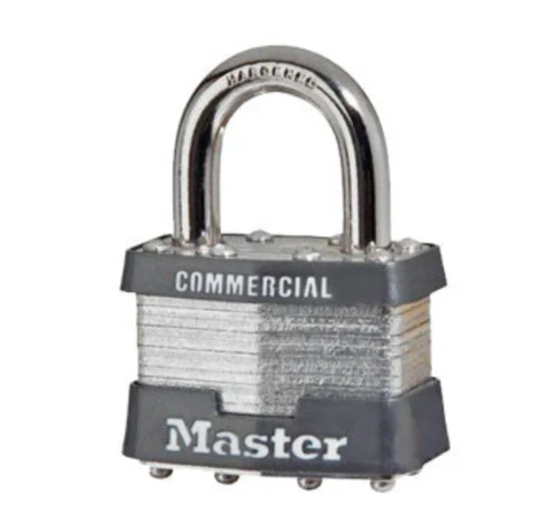Master Lock Laminated Steel Keyed Padlock β 1.5"