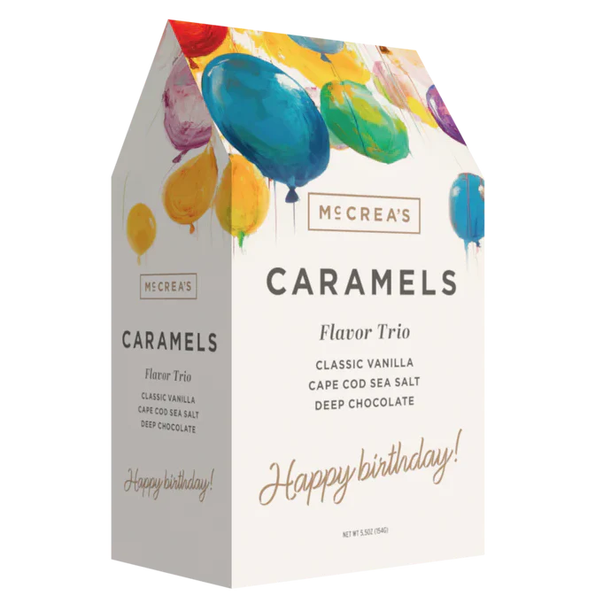 McCrea’s Delicious Caramels New Greetings Collection – Happy Birthday!