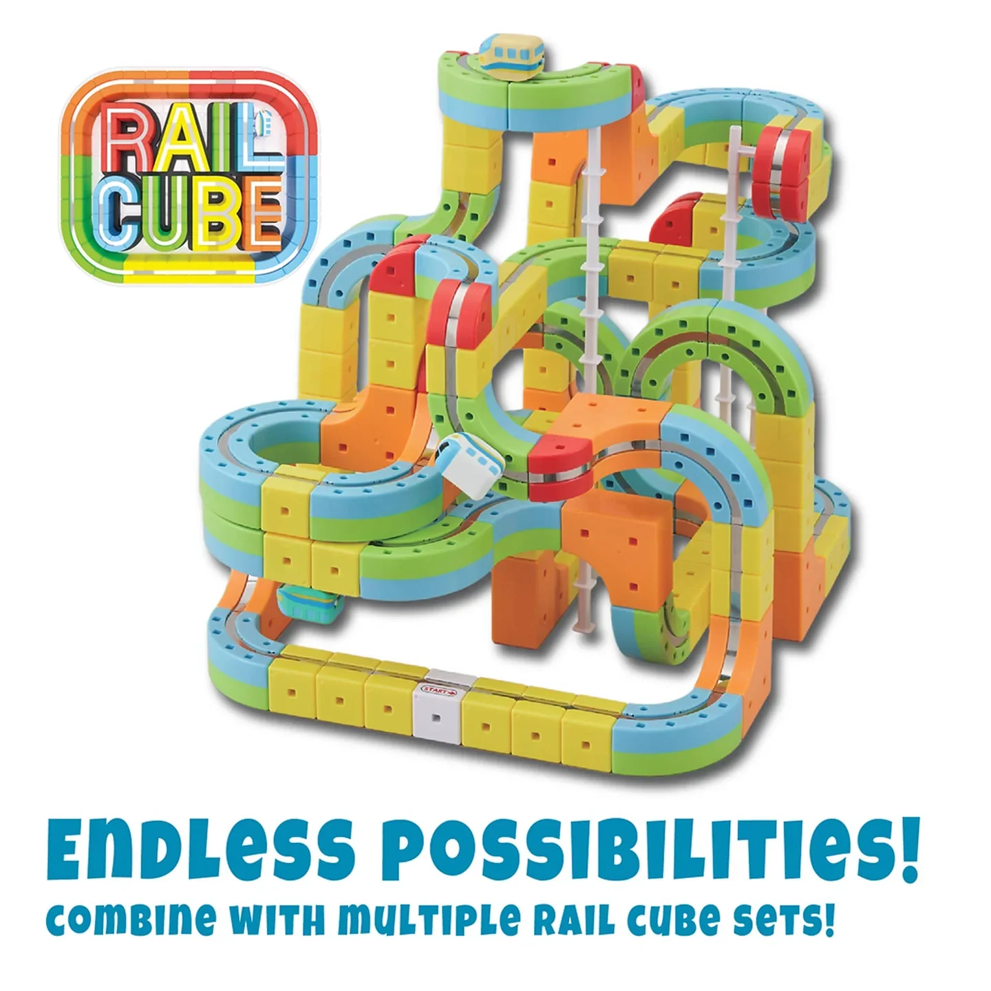 Meekins Rail Cube Magnetic Monorail Deluxe Set - Image 3