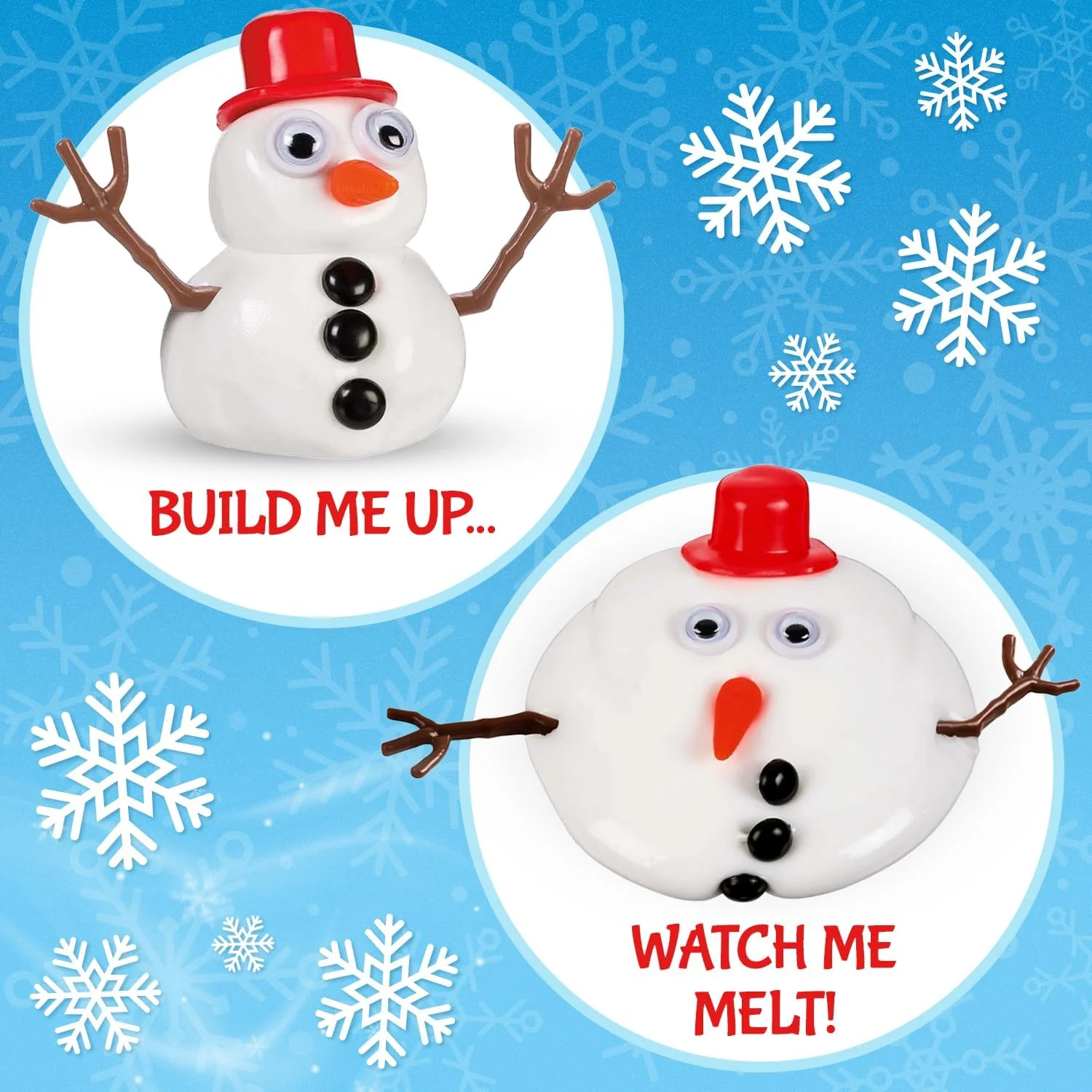 Melting Snowman Reusable Desk Toy For Kids of all Ages! - Image 3
