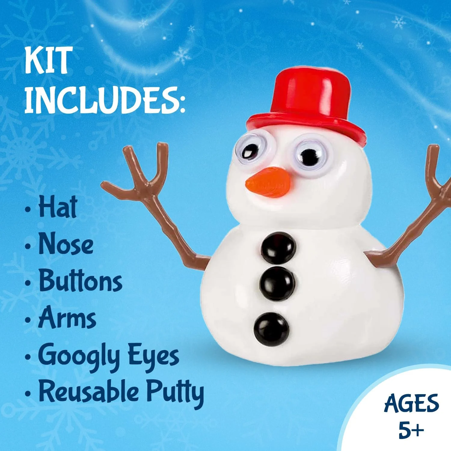 Melting Snowman Reusable Desk Toy For Kids of all Ages! - Image 4