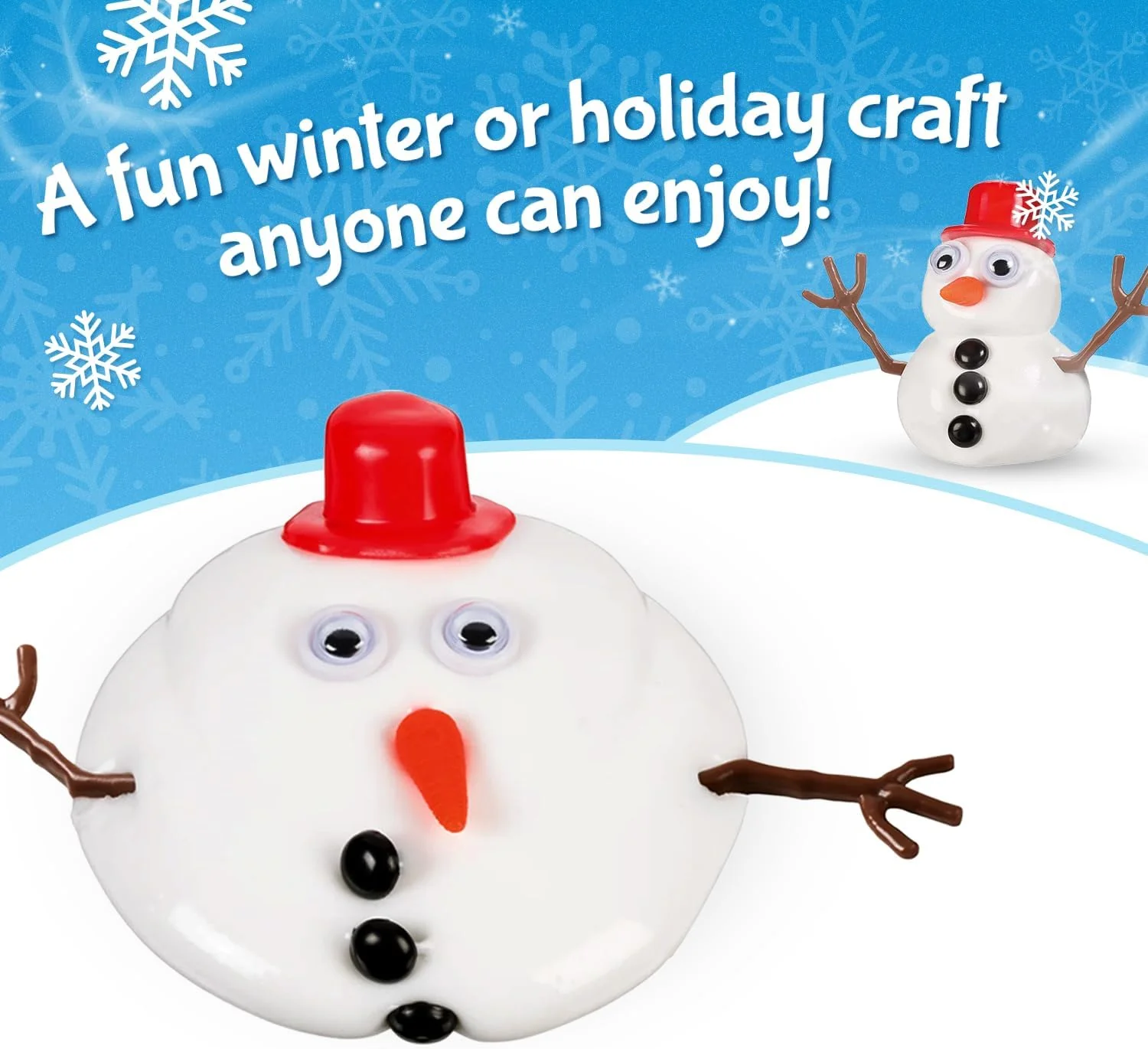 Melting Snowman Reusable Desk Toy For Kids of all Ages! - Image 5