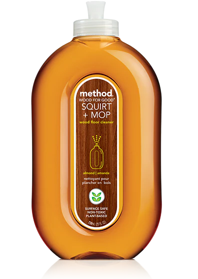 Method Squirt + Mop Wood Floor Cleaner - Almond 25oz