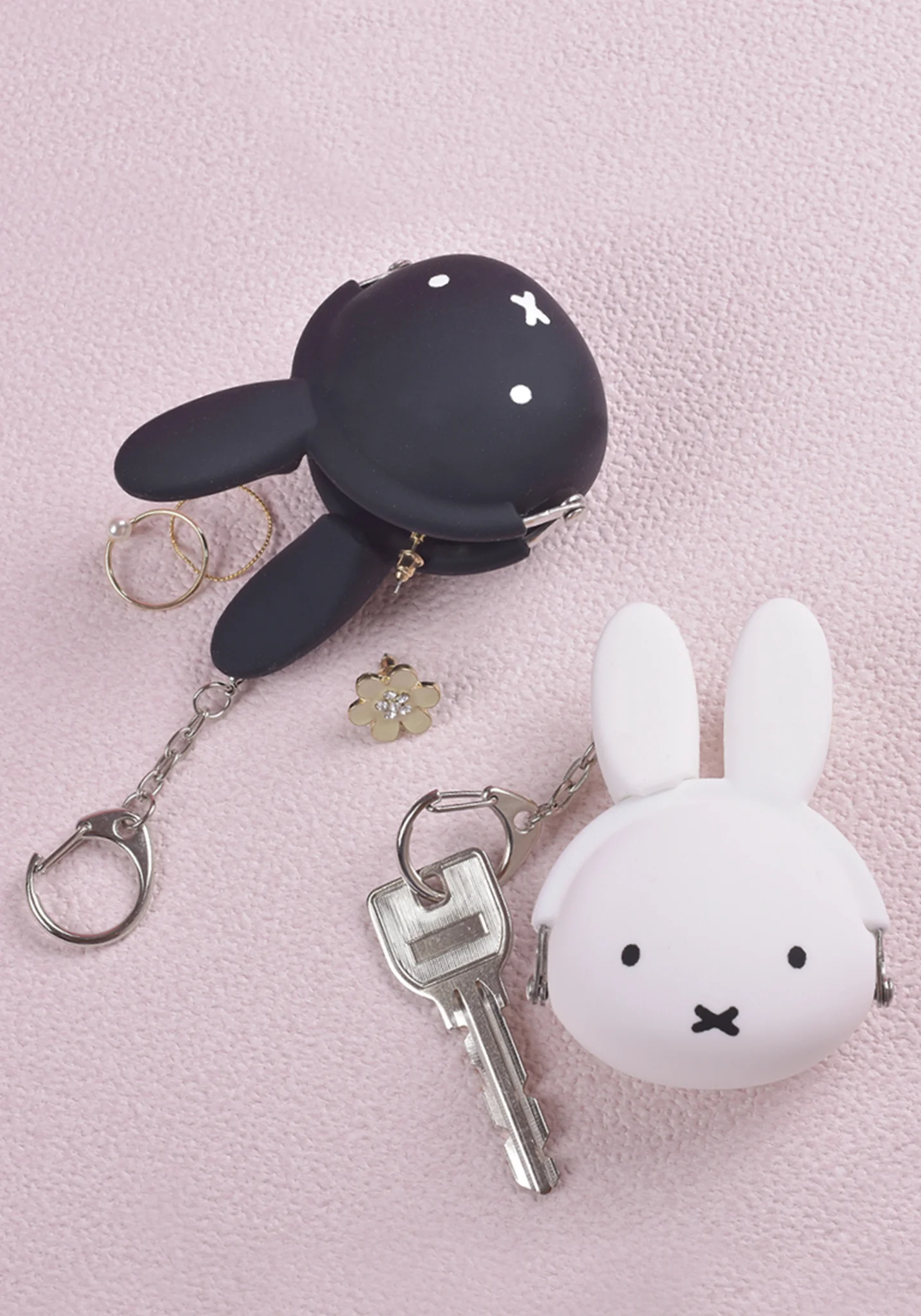 Mimi POCHI Baby Silicon Coin Purse – Miffy – Black - Image 2