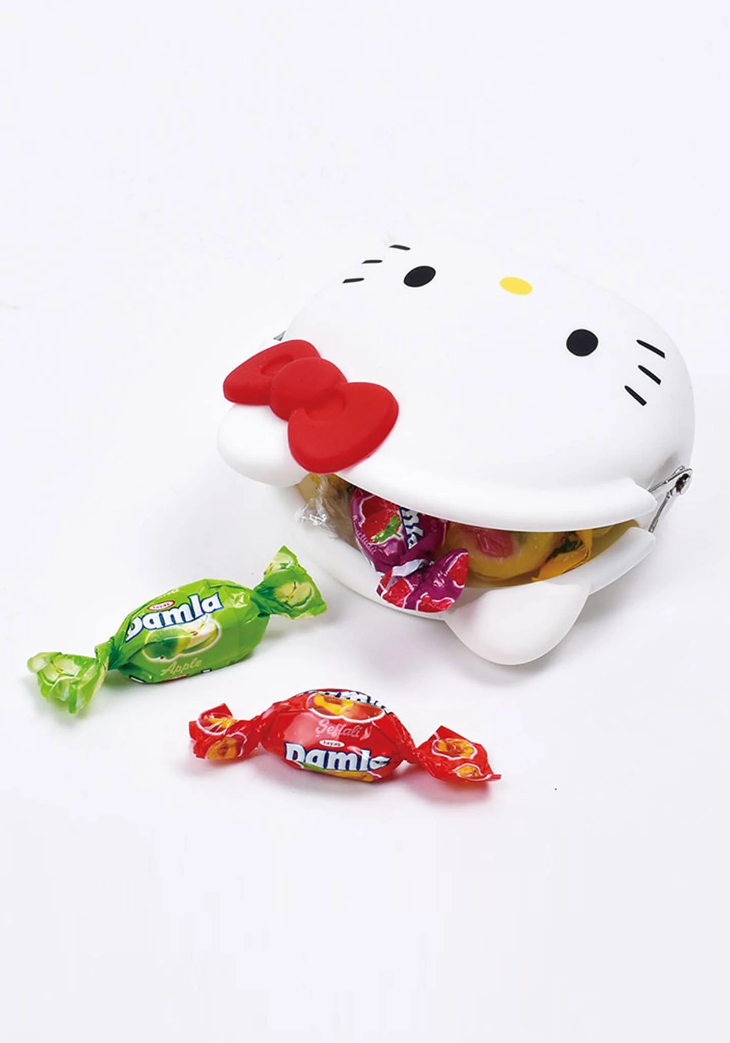 Mimi POCHIBI Silicon Coin Purse – Hello Kitty – White - Image 2