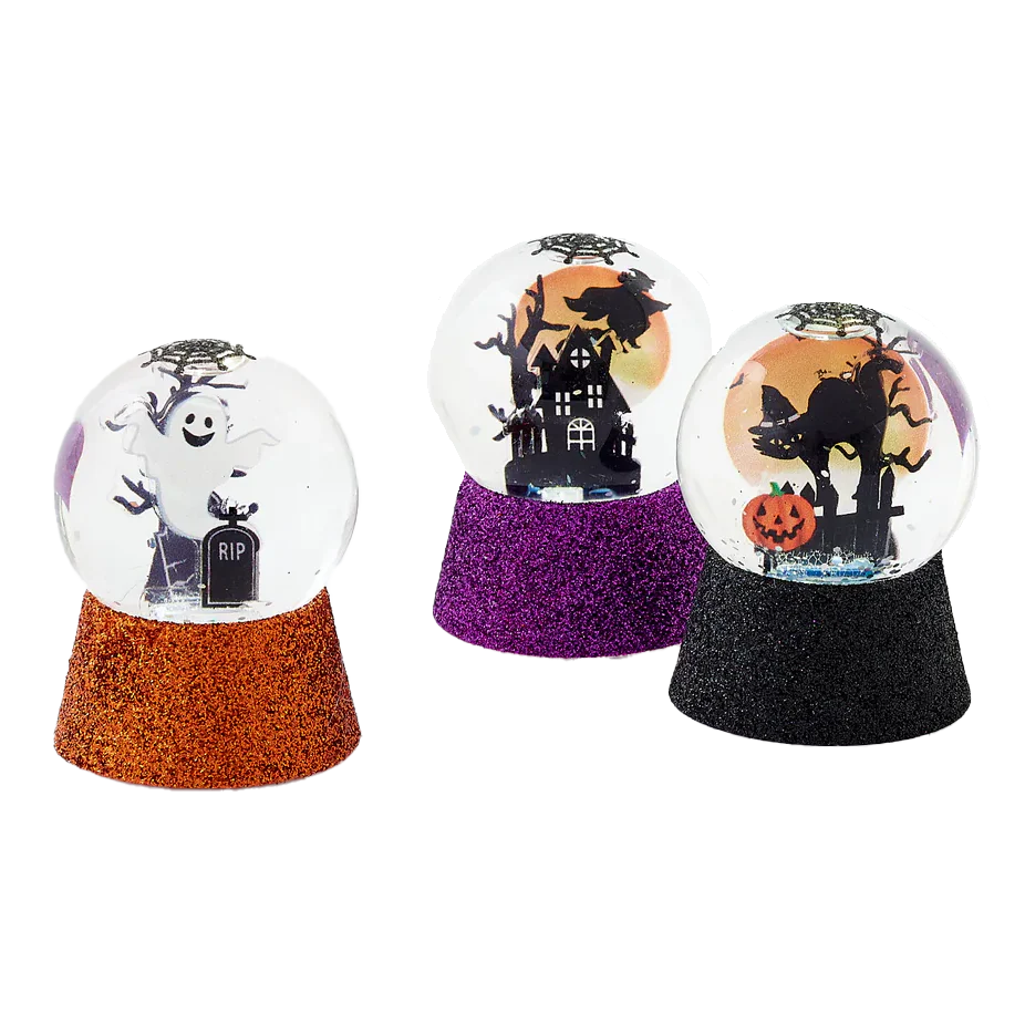 Mini Halloween Water Globe - 3 Assorted Styles – Each Sold Separately