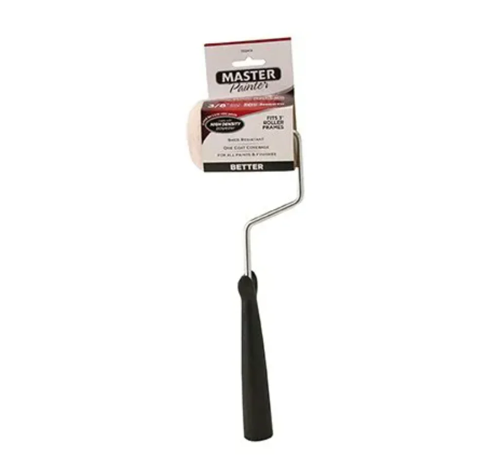 Mini Paint Roller & Cover β 3" x 3/8" Nap Semi-Smooth