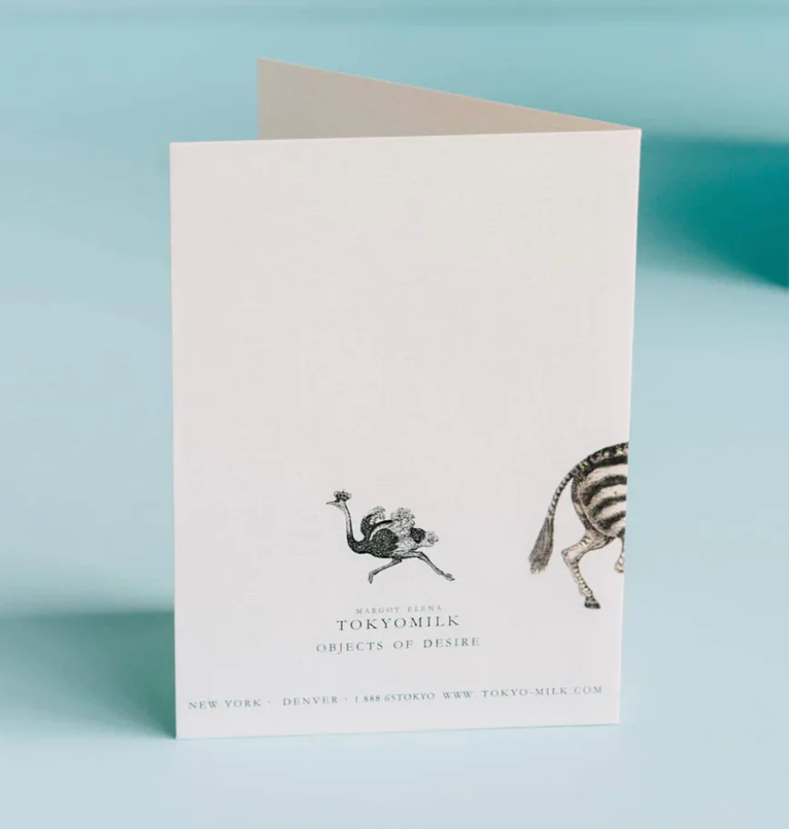 Modern Love Valentines Glitter Greeting Card – 3.5" x 5" - Image 2