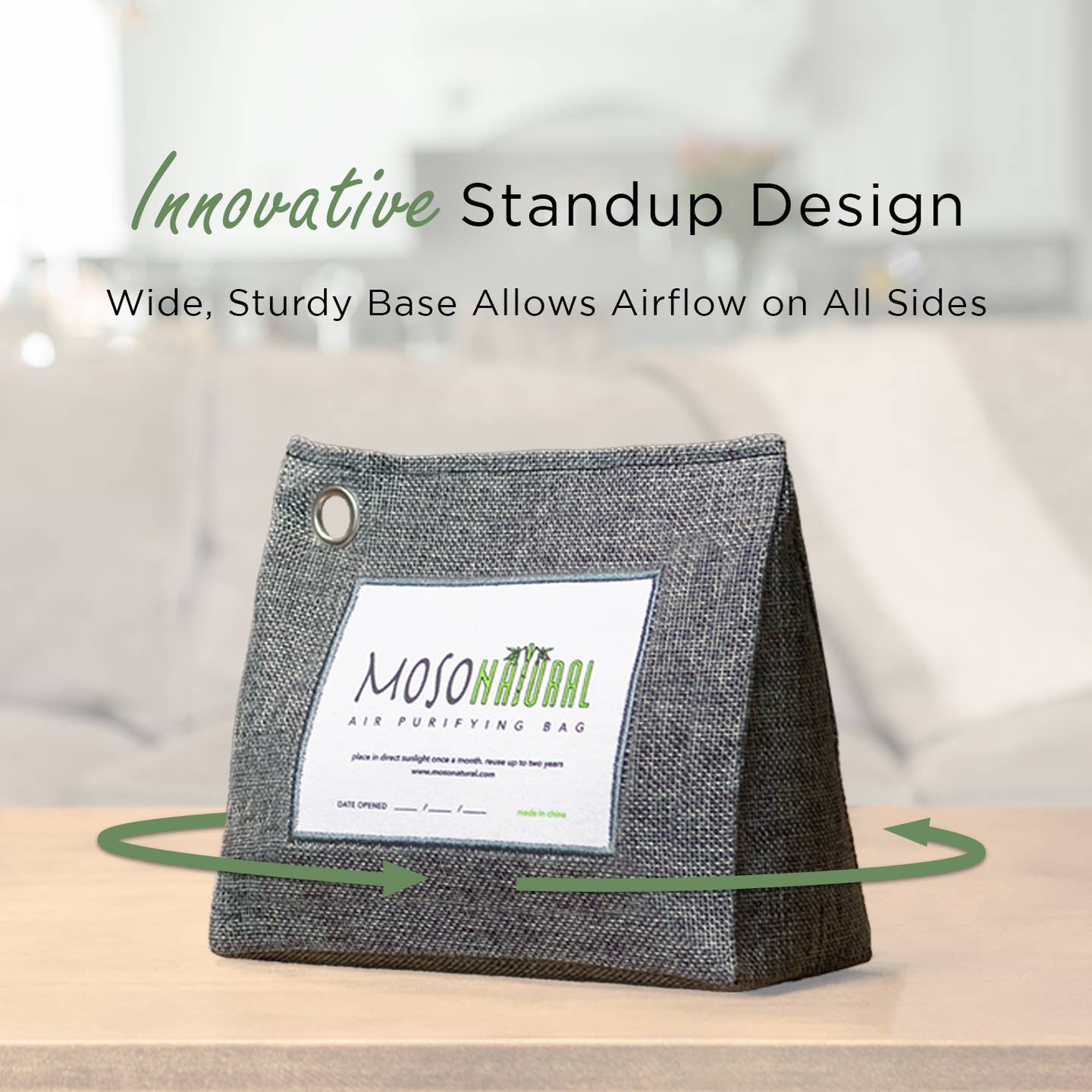 Moso Natural Air Purifying Bag For Small Spaces - 300 Gram - Image 3