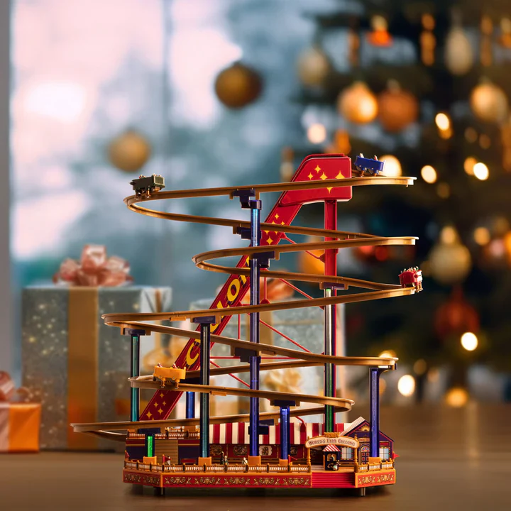Mr. Christmas 90th Anniversary Collection - Animated & Musical Worlds Fair Rollercoaster - Image 3