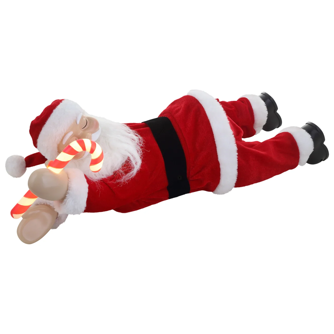 Mr. Christmas Animated Sleeping Santa – 19.3" x 7.5" x 7.3" - Image 2