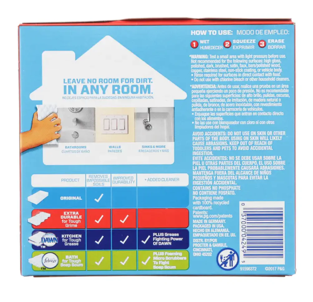 Mr. Clean Magic Eraser Scrubber – Extra Durable – 2-Pk. - Image 2